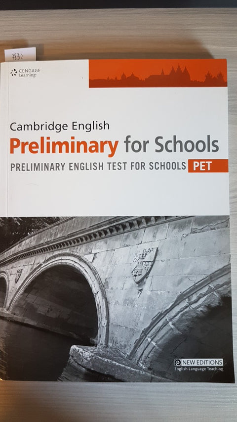 PRELIMINARY FOR SCHOOLS - PET - CAMBRIDGE ENGLISH - 2016 - CON CD