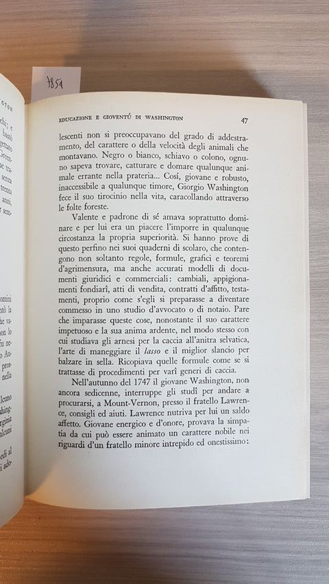 WASHINGTON - WILSON - DALL'OGLIO - 1963