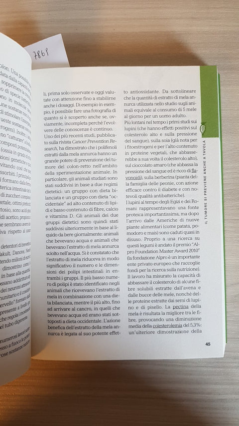 VERSO LA SCELTA VEGETARIANA - UMBERTO VERONESI 2015 GIUNTI prevenire il tumore