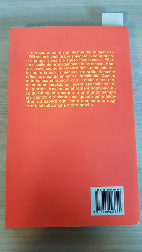 I FILES SEGRETI DELL'FBI spionaggio  JEFFREYS - SPERLING & KUPFER - 1997