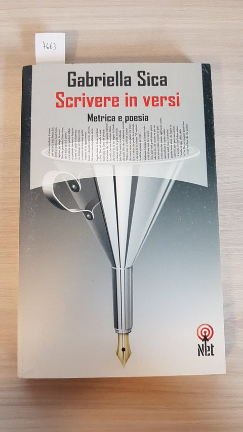 SCRIVERE IN VERSI - METRICA E POESIA - SICA - IL SAGGIATORE - 2003