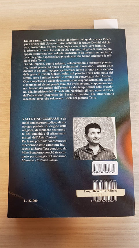 LA COLONNA DI FUOCO - ORIGINE INTERPLANETARIA DELLE RELIGIONI - COMPASSI - 1990