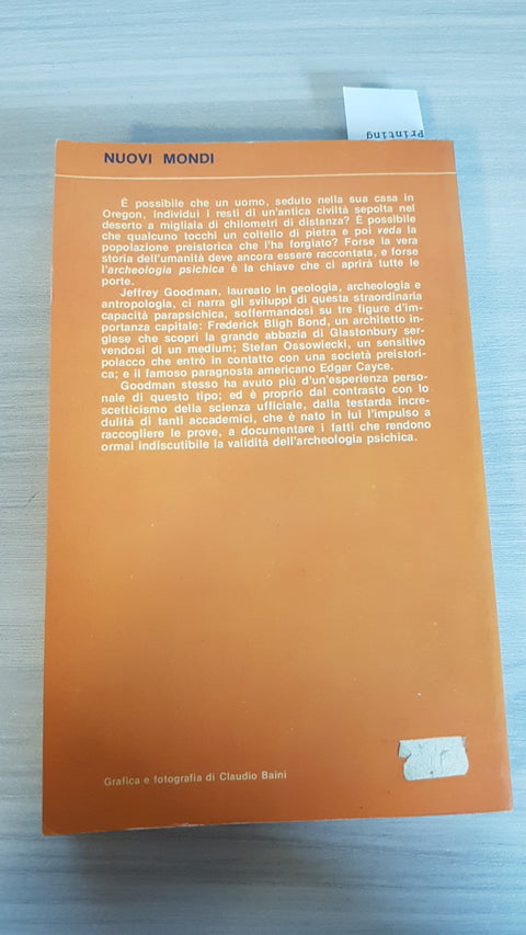 ARCHEOLOGIA PSICHICA - GOODMAN - SIAD - 1978