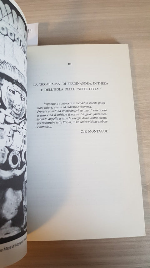 ATLANTIDE CONTINENTE SCOMPARSO Platone Solone Incas GIUSEPPE ALAIMO - MEB - 1997