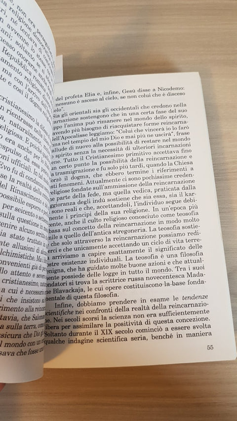 LA REINCARNAZIONE trasmissione in un nuovo corpo SCHOLTEN - CARTEDIT - 1996