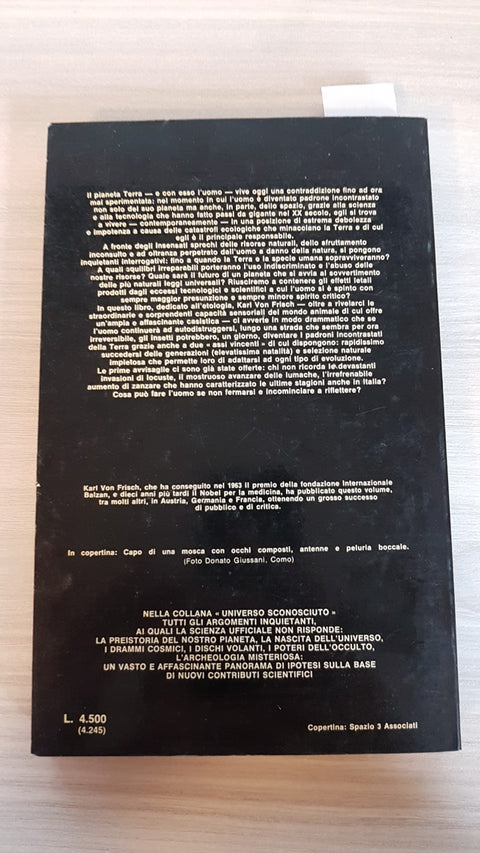 GLI INSETTI PADRONI DELLA TERRA? FRISCH - SUGARCO - 1978