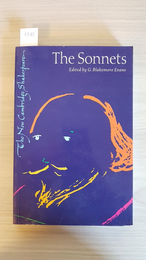 THE SONNETS - BLAKEMORE EVANS - CAMBRIDGE UNIVERSITY PRESS 1996 SHAKESPEARE