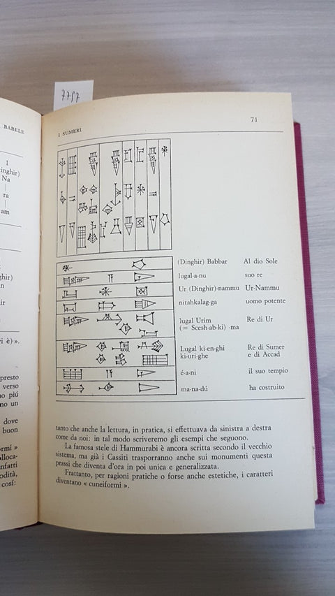 DAI SUMERI A BABELE - FEDERICO MELLA 1978 MURSIA + cartolina originale LOUVRE