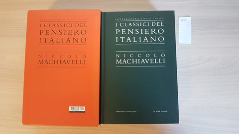 I CLASSICI DEL PENSIERO ITALIANO Niccolò Machiavelli 2006 IL SOLE 24 ORE