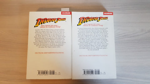 2 libri INDIANA JONES und das geheimnis der arche+und das vermachtnis MACGREGOR