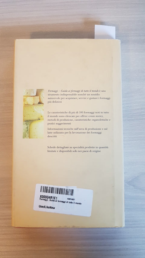 FORMAGGI guida ai formaggi di tutto il mondo RIDGWAY - IDEALIBRI - 2002