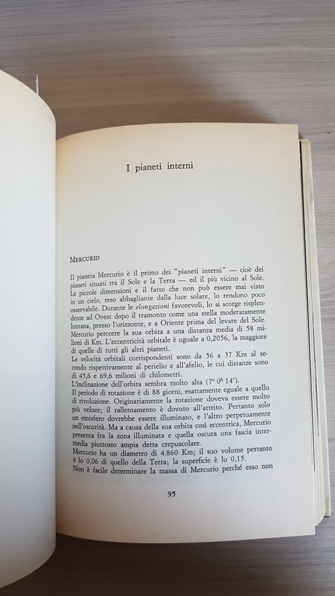 I PIANETI E LE STELLE - L'ASTRONOMIA OGGI - DE FLORENTIIS - DE VECCHI - 1975