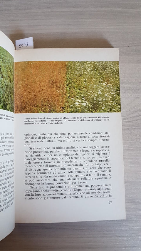 PRATICA DEL DISERBO - MAROCCHI 1983 EDAGRICOLE diserbanti agricoltura colture