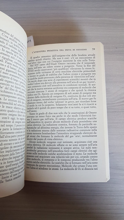 STORIA DEL PIANETA CHE DIEDE ORIGINE ALLA VITA - OTTAVIO VITTORI 1980 MONDADORI