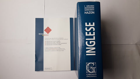 DIZIONARIO INGLESE GARZANTI HAZON + cd-rom 2007 Grande formato copertina rigida