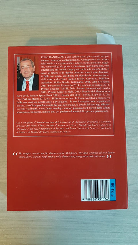 KALEIDOSCOPIO - ENZO RANDAZZO 1°ed. MEDEA 2017 prefazione di LANDO BUZZANCA