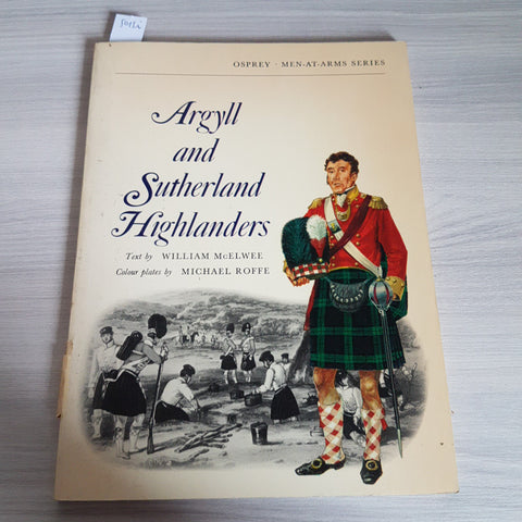 ARGYLL AND SUTHERLAND HIGHLANDERS - MCELWEE - OSPREY - 1972 MILITARIA