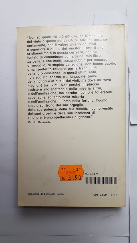 CURZIO MALAPARTE - LA PELLE 1981 OSCAR MONDADORI