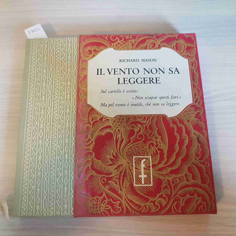 IL VENTO NON SA LEGGERE - RICHARD MASON - FRASSINELLI - 1959 con cofanetto