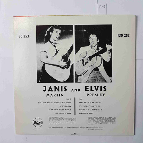 ELVIS PRESLEY - JANIS AND ELVIS 1985 RCA vinile 10" VINYL