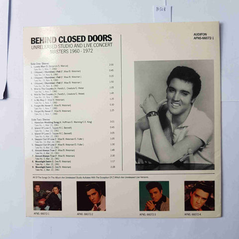 ELVIS PRESLEY BEHIND CLOSED DOORS 1 AUDIFON 1960-1972