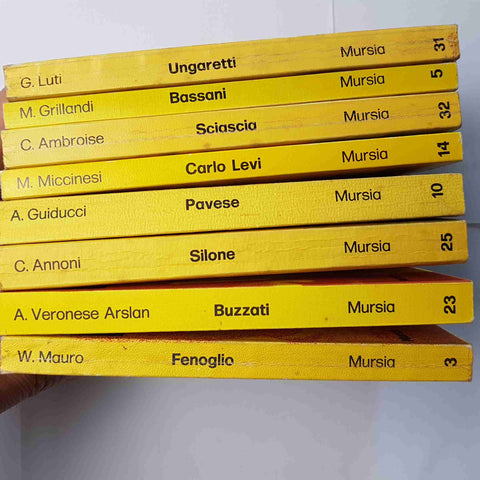 LOTTO 8 INVITO ALLA LETTURA DI BUZZATI SILONE LEVI BASSANI FENOGLIO PAVESE ecc.