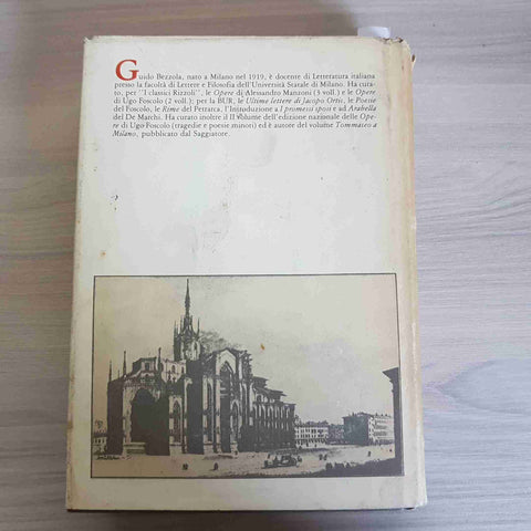 VITA DI CARLO PORTA NELLA MILANO DEL SUO TEMPO - GUIDO BEZZOLA 1980 RIZZOLI