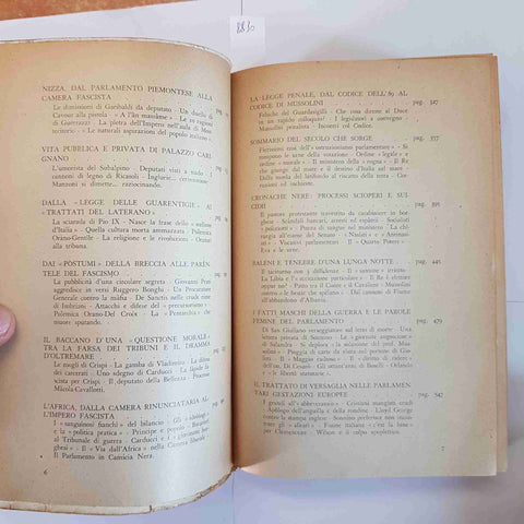 STORIA TERRIBILE DEL PARLAMENTO ITALIANO - TITTA MADIA 1941 CORBACCIO 1ED
