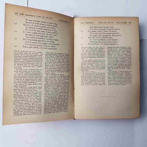 DANTE ALIGHIERI LA DIVINA COMMEDIA 1903 HOEPLI note di Scartazzini CON RIMARIO