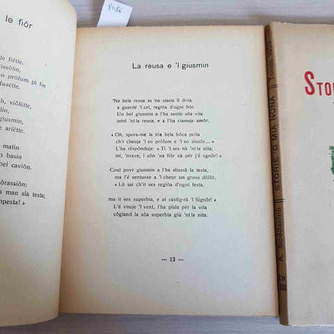 STORIE 'D MIA NONA 2 volumi ARNALDO SODDANINO 1951/53 EDITORE NEGRO piemontese