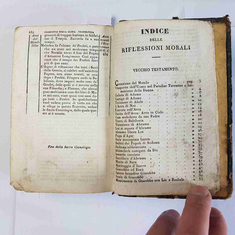 1850 RIFLESSIONI MORALI sopra l'istoria del vecchio nuovo testamento RAYAUMONT