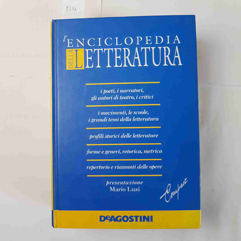 L'ENCICLOPEDIA DELLA LETTERATURA DE AGOSTINI 1997 con 1184 pagine e 150 schede