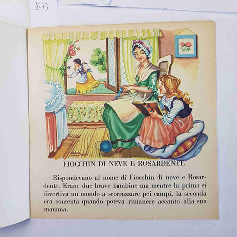 FIOCCHIN DI NEVE  collana infanzia EDITRICE BOSCHI illustrazioni di Garavaldi