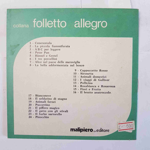 IL SOLDATINO DI STAGNO collana folletto allegro MALIPIERO EDITORE