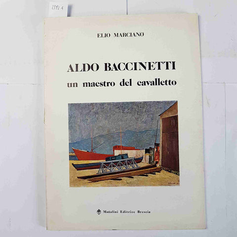 Elio Marciano ALDO BACCINETTI UN MAESTRO DEL CAVALLETTO 1983 MAGALINI Brescia