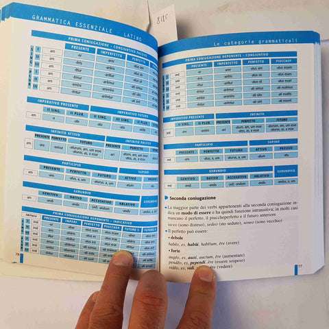 GRAMMATICA ESSENZIALE di LATINO apprendimento rapido 2012 DE AGOSTINI - Mosca