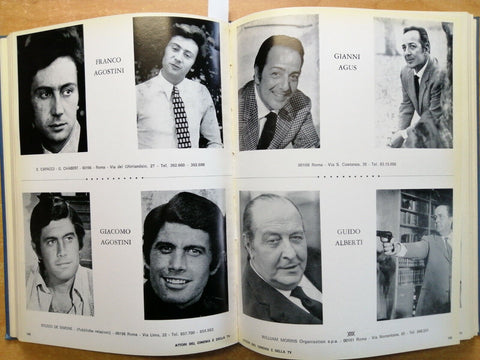 ATTORI DEL CINEMA E DELLA TV 1971-72 Ferra Onorati STAR fotolibro(6794