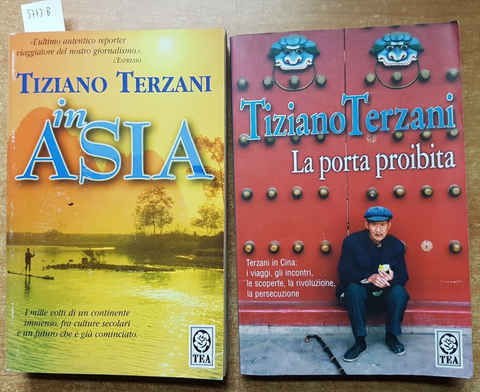 TIZIANO TERZANI lotto 2 libri: IN ASIA + LA PORTA PROIBITA - TEA oriente (5