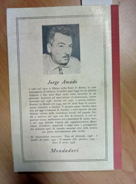 JORGE AMADO JUBIABA' 1959 IL BOSCO MONDADORI - 686