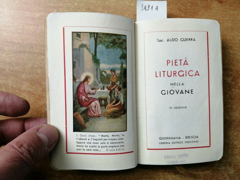 PIETA' LITURGICA NELLA GIOVANE - ALDO GUERRA - QUERINIANA - 1949 - (3491A