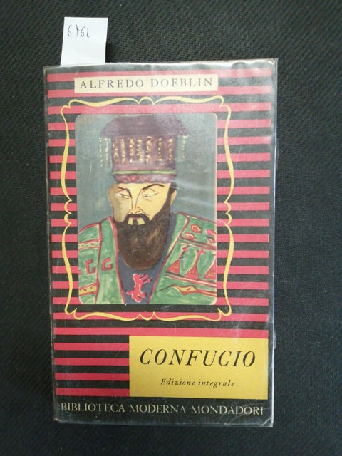 ALFREDO DOEBLIN - CONFUCIO - edizione integrale MONDADORI - 1949 - (6762