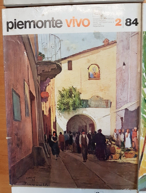 LOTTO 9 RIVISTE PIEMONTE VIVO annate 1982/84 economia arte letteratura... (