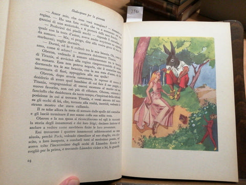 SHAKESPEARE PER LA GIOVENTU' - LAMB BERNARDINI - MARZOCCO 1956 ILLUSTRATO