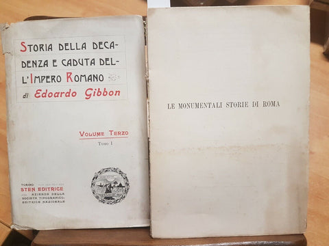 GIBBON - STORIA DELLA DECADENZA E CADUTA DELLO IMPERO ROMANO 3 STEN 1926 (3