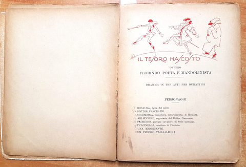 S'ALZA IL SIPARIO - Etre Maria Valori - illustrazioni BURZI - anni '30? -
