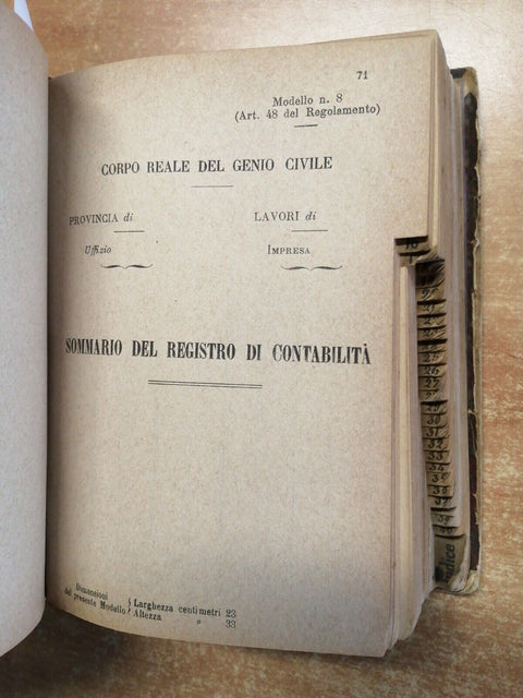 40 LEGGI DECRETI E REGOLAMENTI DIVERSI ANNI 1880-1890 rilegati in 1 volume