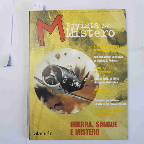 M RIVISTA DEL MISTERO giugno 2005 ALACRAN guerra, sangue e mistero