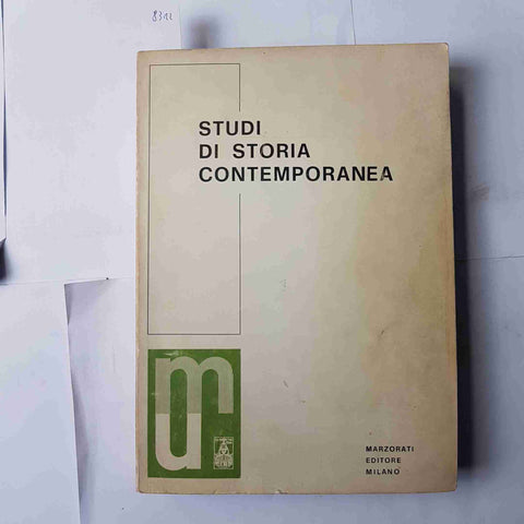 STUDI DI STORIA CONTEMPORANEA 1984 MARZORATI colonialismo nazionalismo 1° guerra