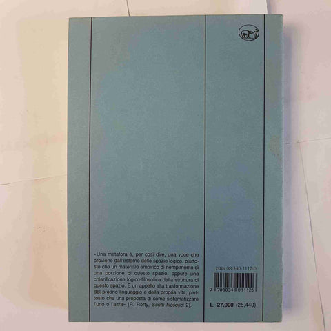 METAFORA TRA TEORIA E PRATICA rivista di psicologia analitica ASTROLABIO 1993