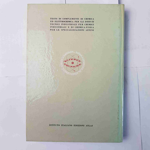 INTRODUZIONE ALLA CHIMICA FISICA 3° volume ATLAS 1970